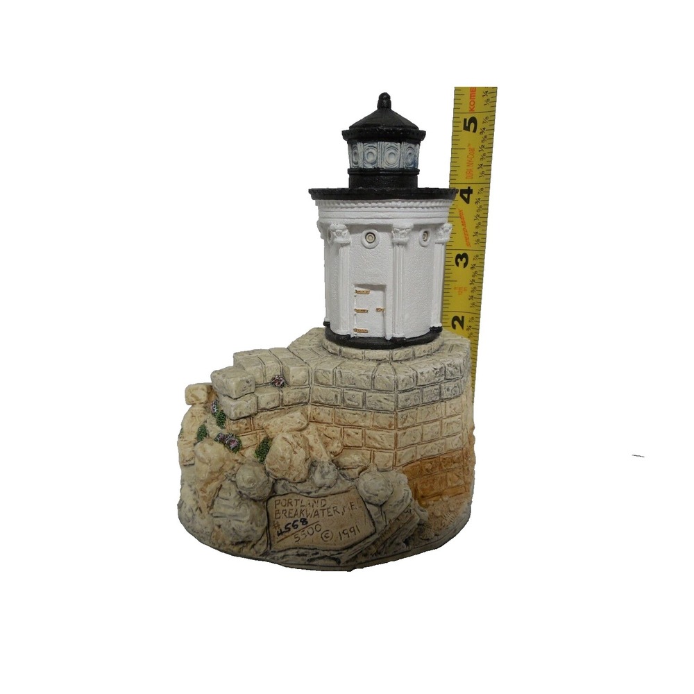 Harbour Lights 1991 "Portland Breakwater Maine Lighthouse # 130 4558/5500